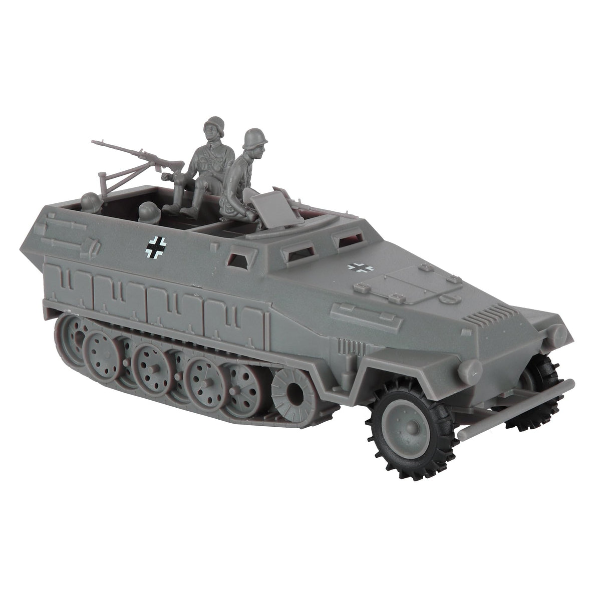 BMC Toys CTS Hanomag Halftrack front view for display and play