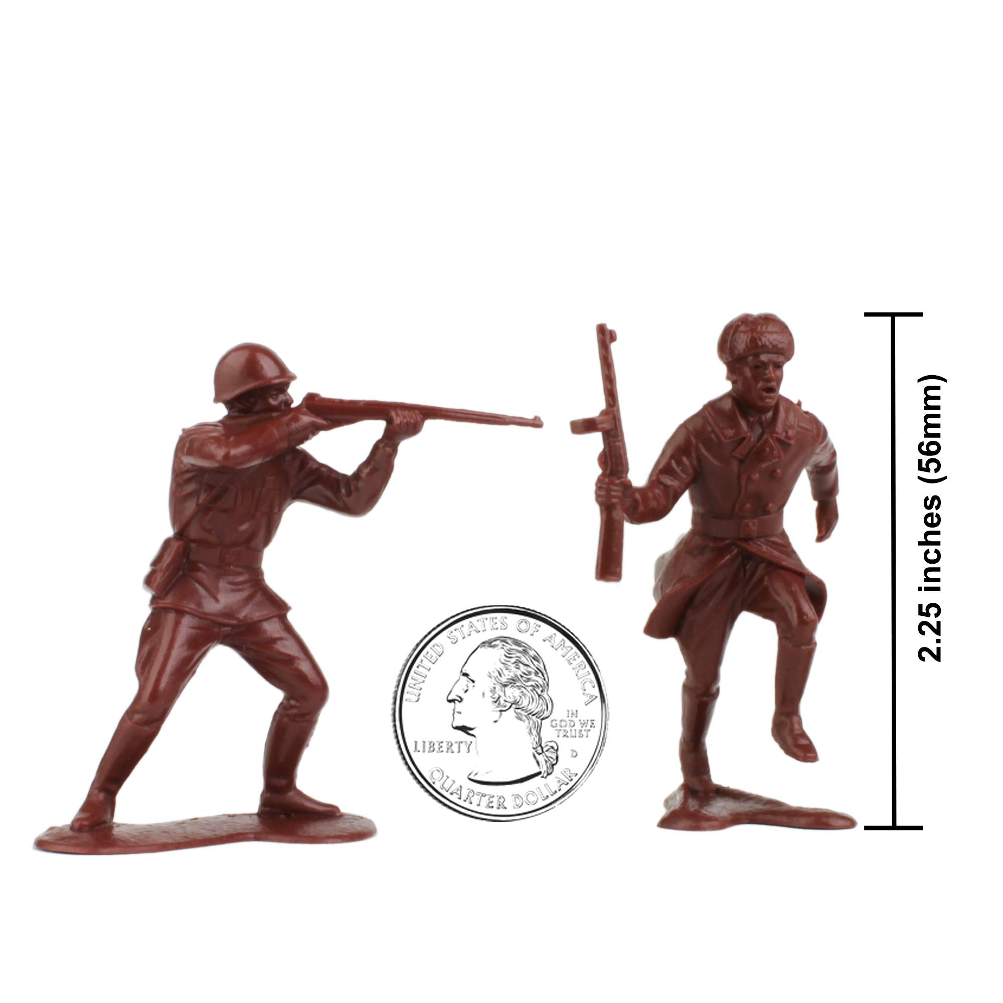 BMC Toys ldpe flexible plastic ensures durable, bendable troops for battle setups