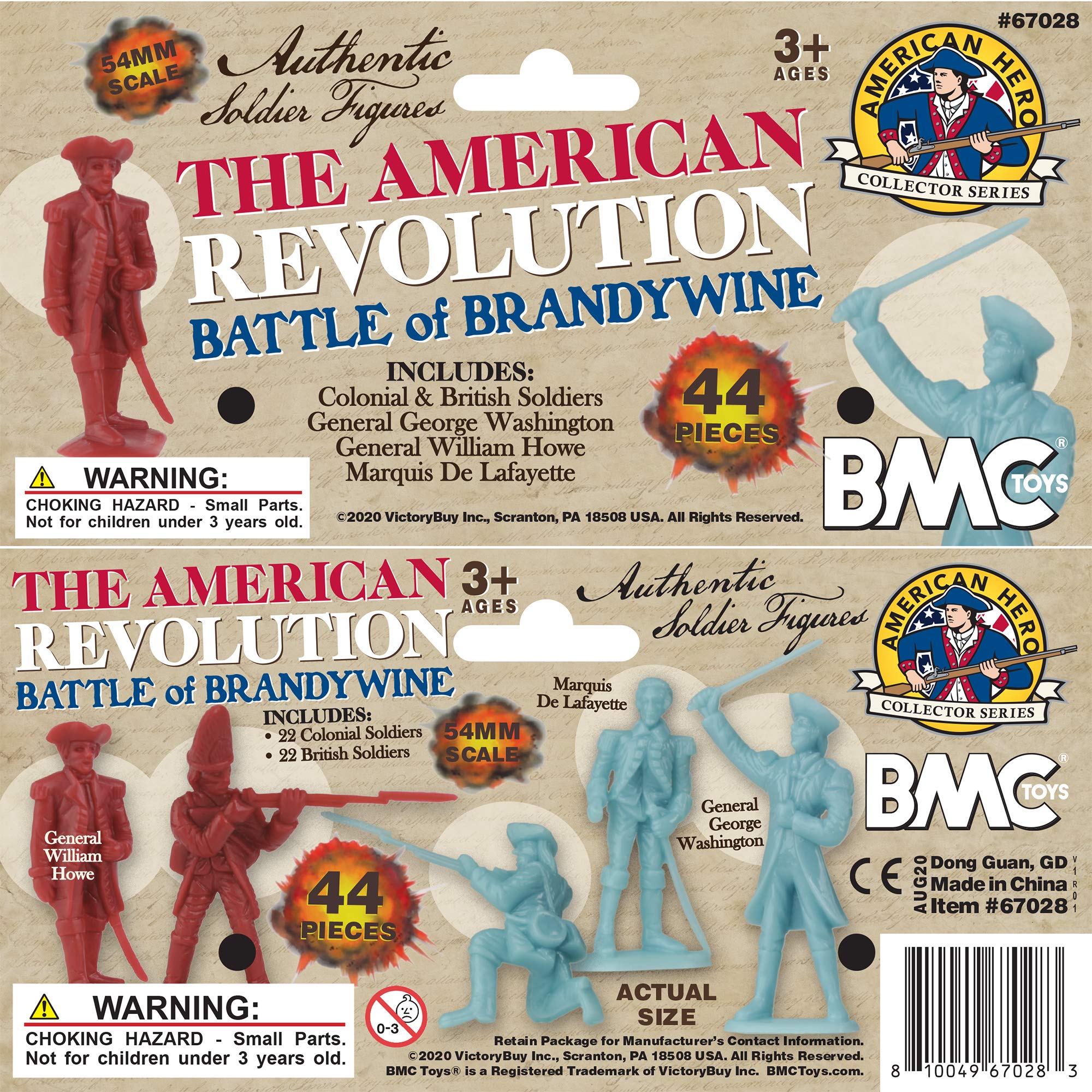 BMC Toys polybag packaging with header card for easy gifting