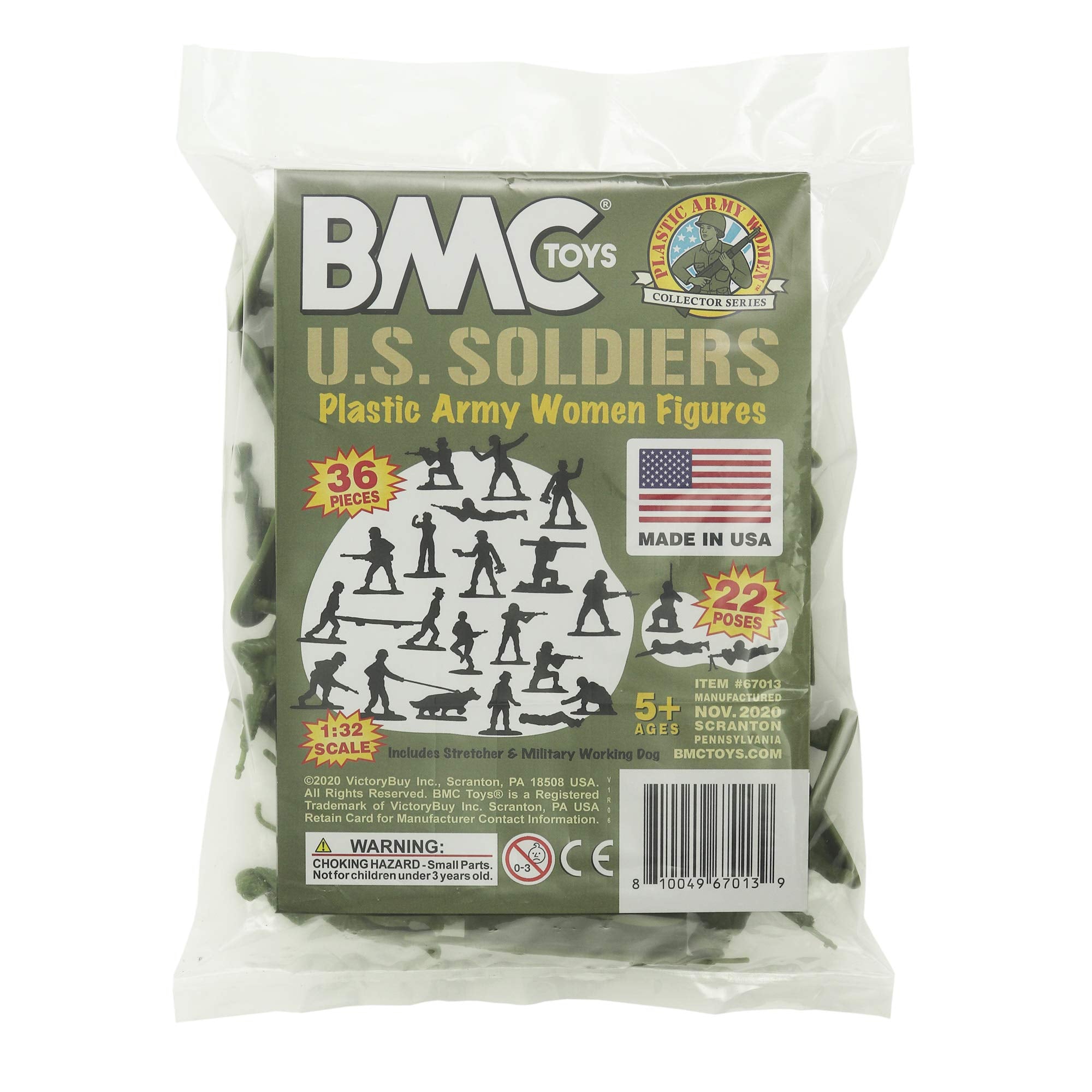BMC Toys Prone Sharpshooter figure with focused aiming stance.