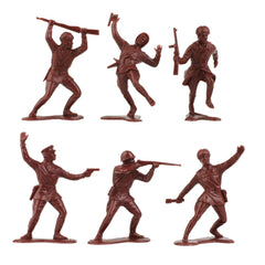BMC Toys Russian army men 1-32 scale with detailed poses for setup scenes