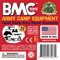 BMC Classic Army Camp 1:24–1:30 scale pieces—versatile for dioramas