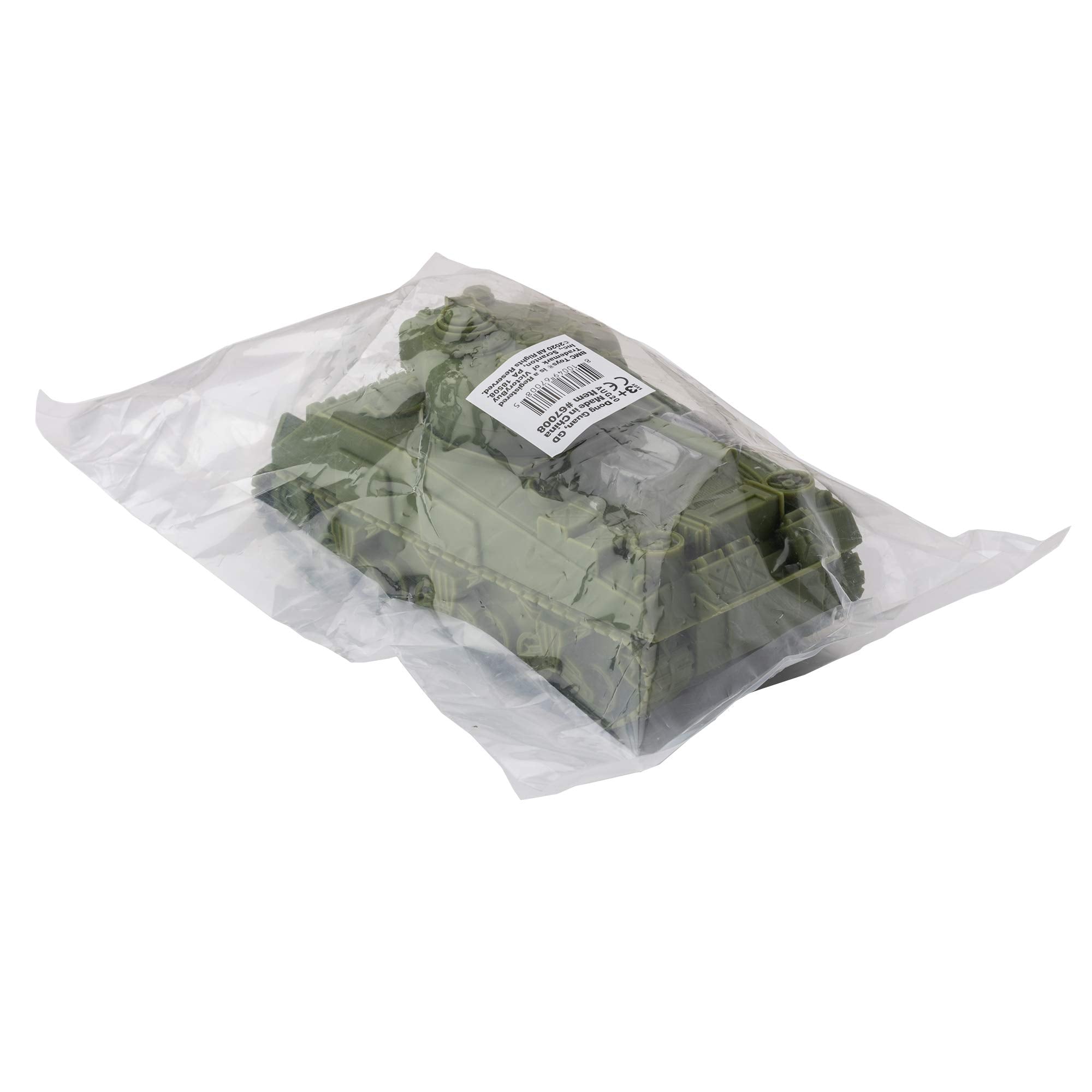 BMC Toys Sherman M4 Tank durable polypropylene construction.