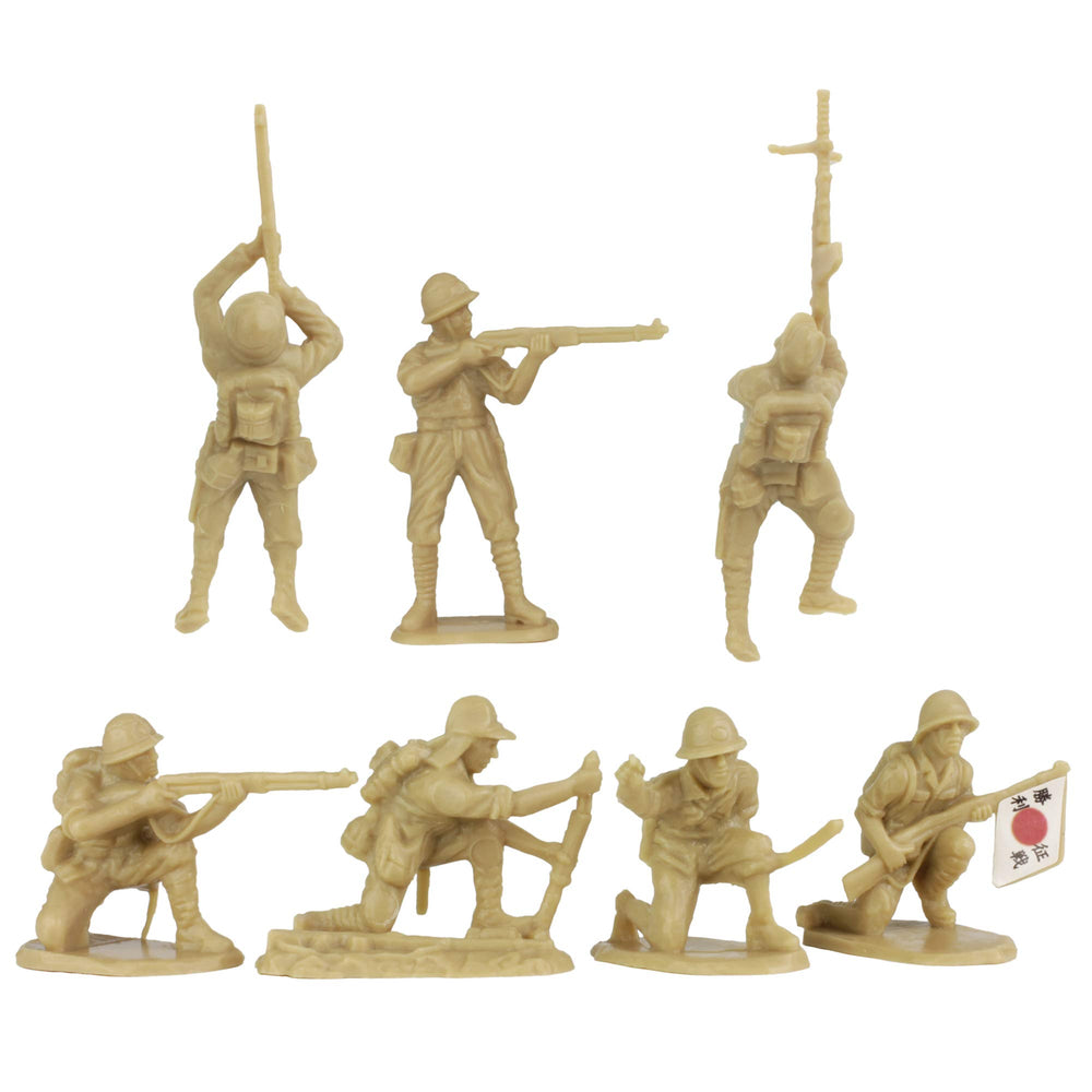 BMC Toys WW2 Imperial Japanese soldiers posing for classroom history dioramas