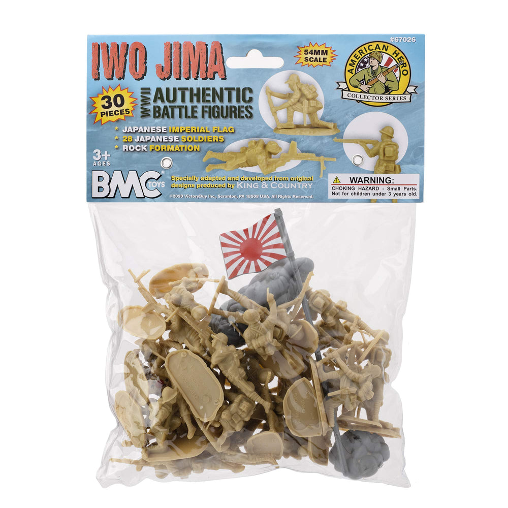 BMC Toys WW2 Japanese soldiers diorama setup for imaginative play