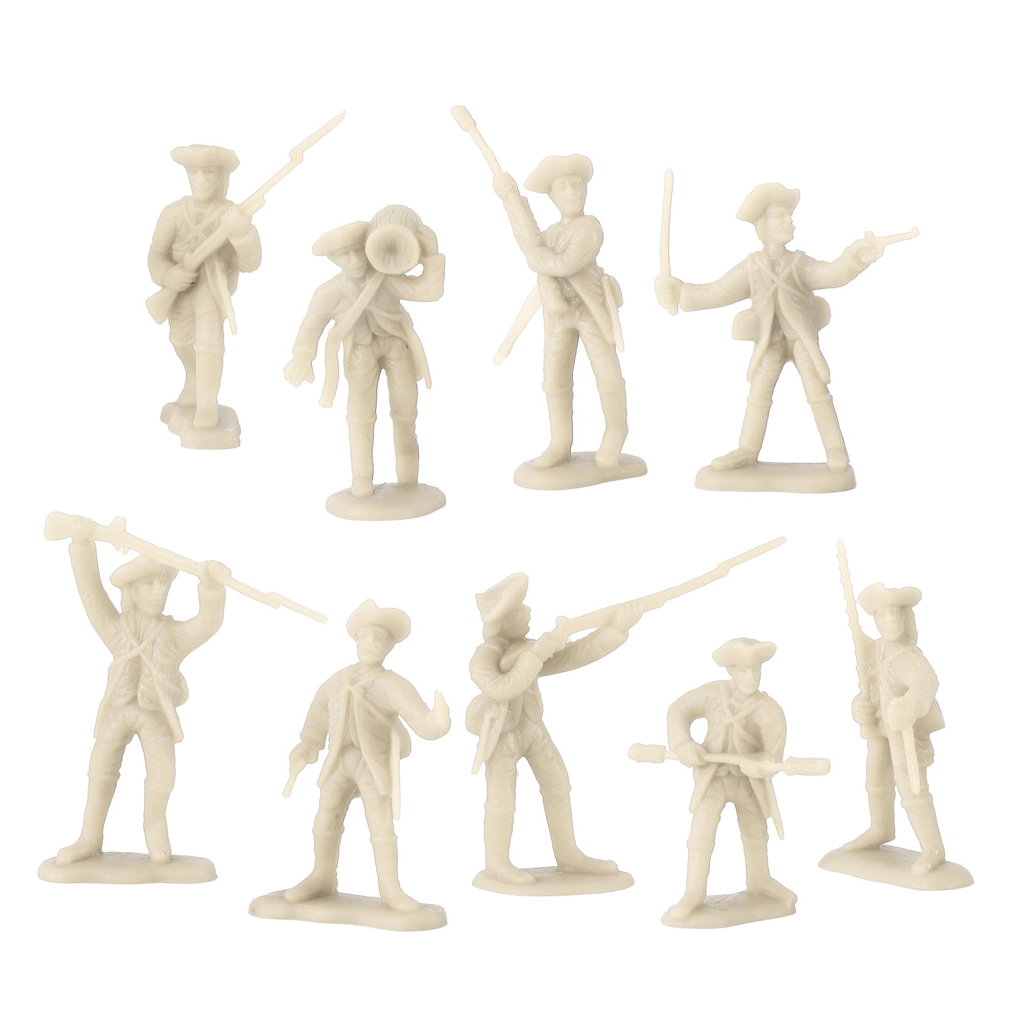 BMC Toys Yorktown French soldiers Antique-White for display and storytelling