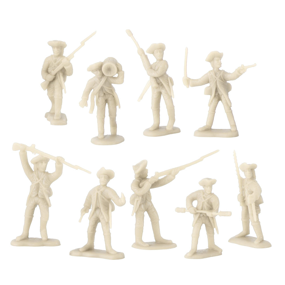 BMC Toys Yorktown French soldiers Antique-White for display and storytelling