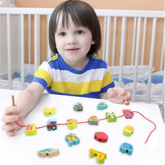 BMTOYS threading lace with a protective end cap for easy threading.