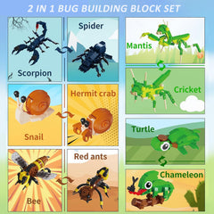 BNG Insects bee building set highlights tiny details for focus and fine motor practice.