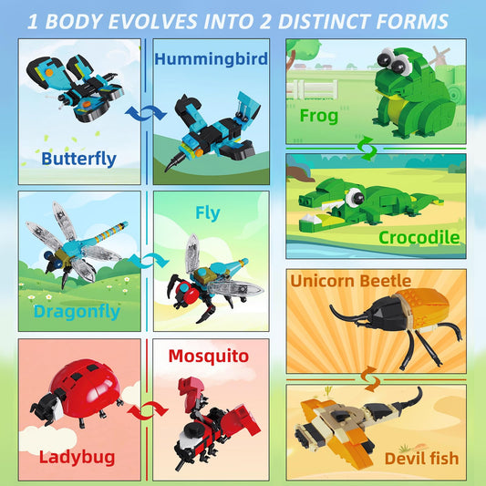 BNG Insects butterfly building set invites color exploration and creative display through hands-on building.