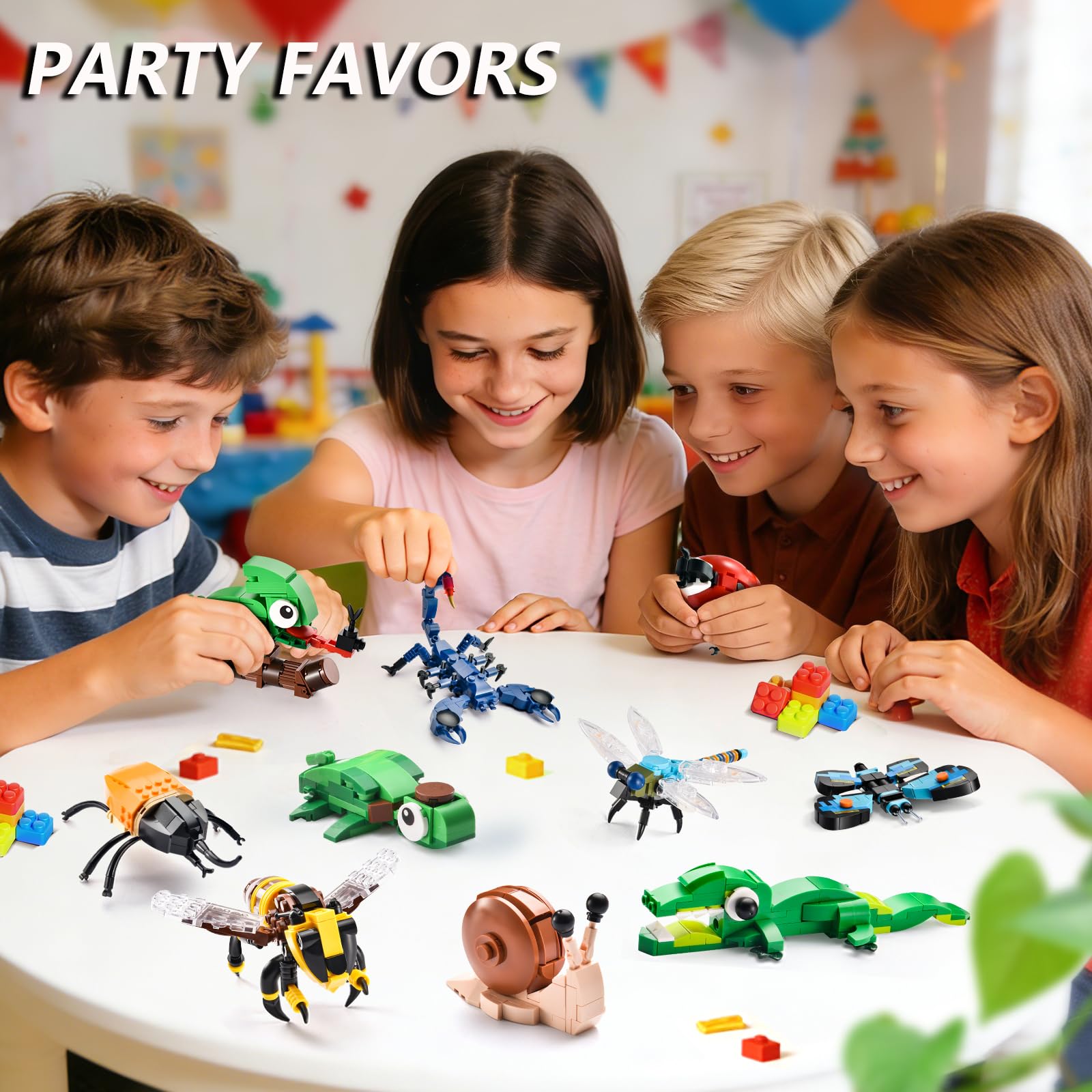 BNG Insects chameleon-frog building set blends reptile and insect play for storytelling.