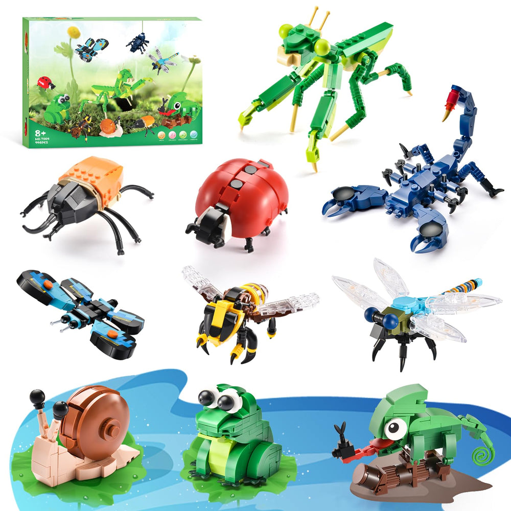 BNG Insects dragonfly building set promotes imaginative play with vibrant, kid-friendly pieces.