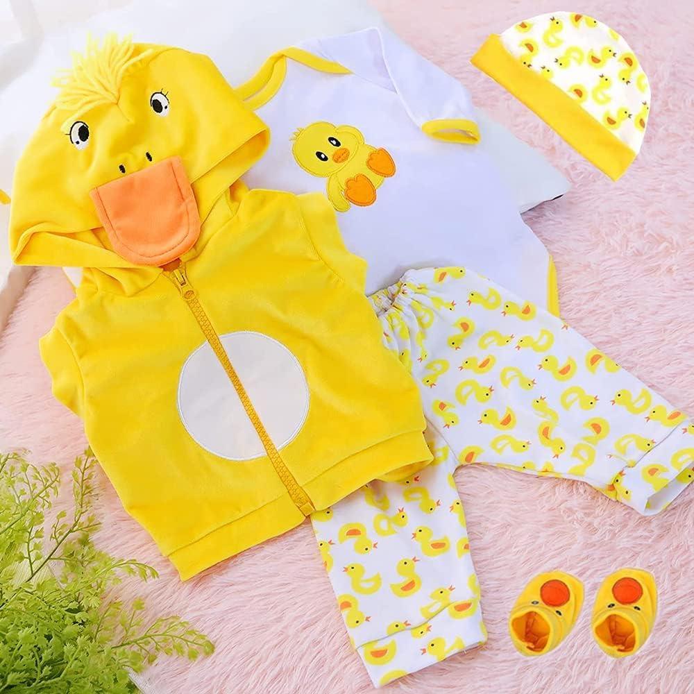 BNNPUU yellow duck coat for cozy, lifelike outfits