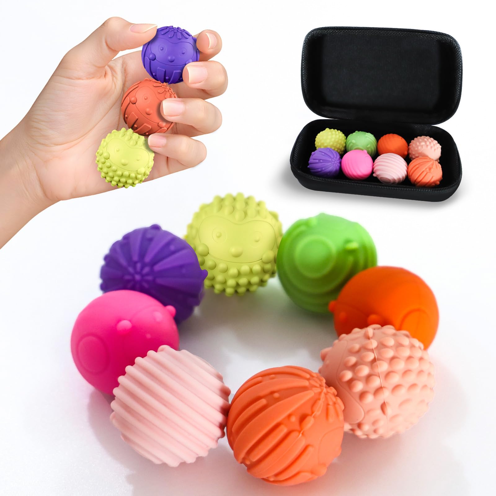 Bnoiiok Magnetic Fidget Balls assembly for creative shape building and tactile play.