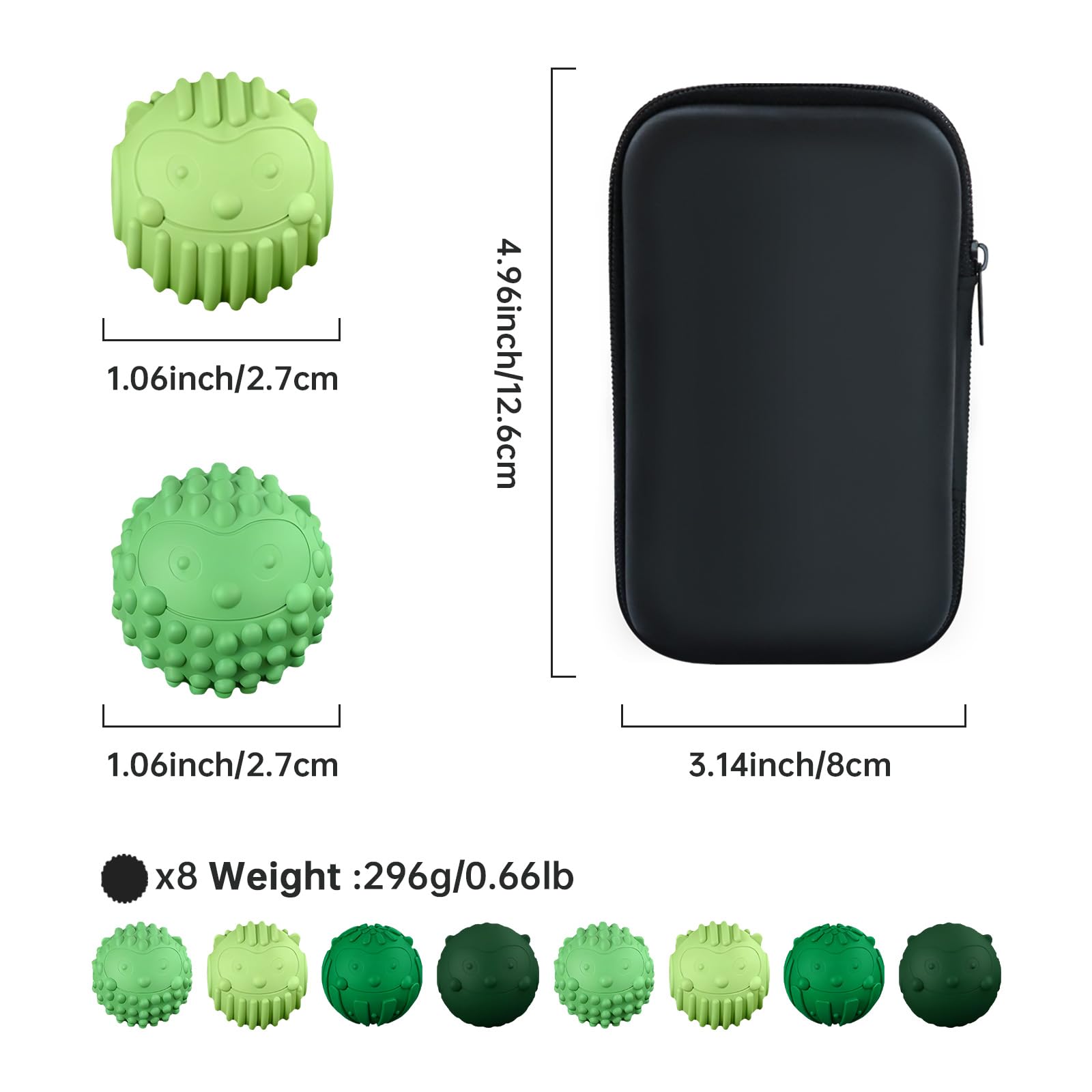 Bnoiiok fidget balls with textures closeup enhances tactile stimulation.