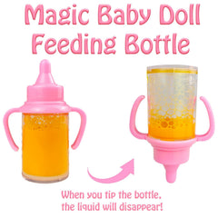 BNUZEIYI baby bottle set enables realistic feeding role-play.