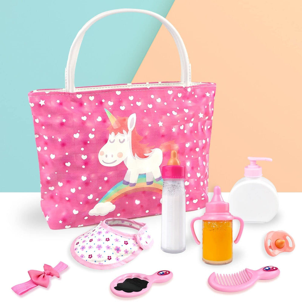 BNUZEIYI doll clothes set fits 14-16 and 18 inch dolls.