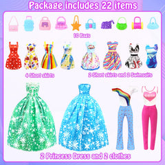 BNUZEIYI doll swimsuits for sunny pretend beach adventures.
