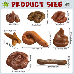 Boao fake poop toy with realistic color and texture for convincing gags
