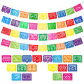 Boao Mexican party banner 4-pack view shows festive ready-to-hang decor for celebrations