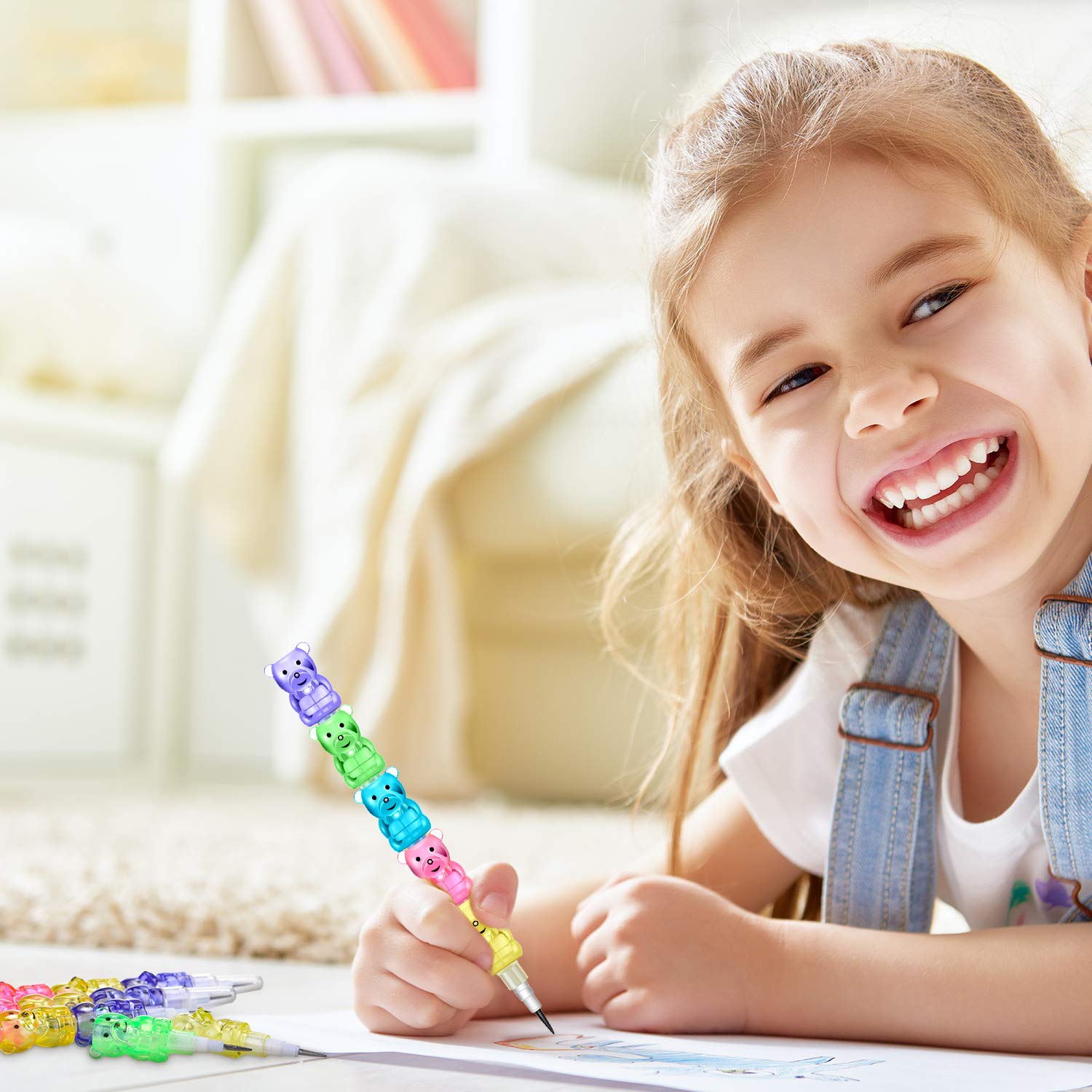 Boao non-toxic plastic pencils ensure safe, long-lasting drawing sessions.