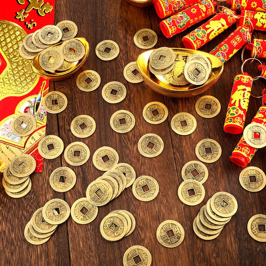 Boao Qianlong emperor coin closeup highlighting engraved dynastic names.