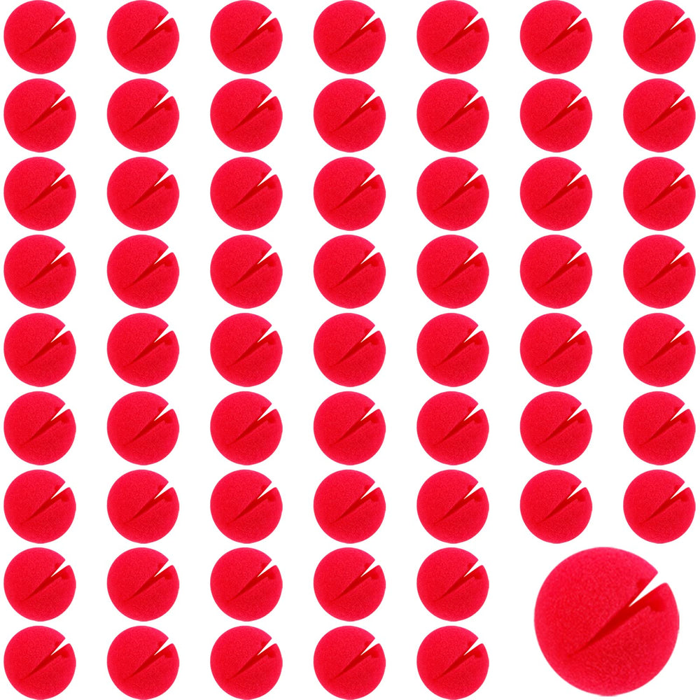 Boao red clown nose packaging close-up, lightweight foam for quick wear