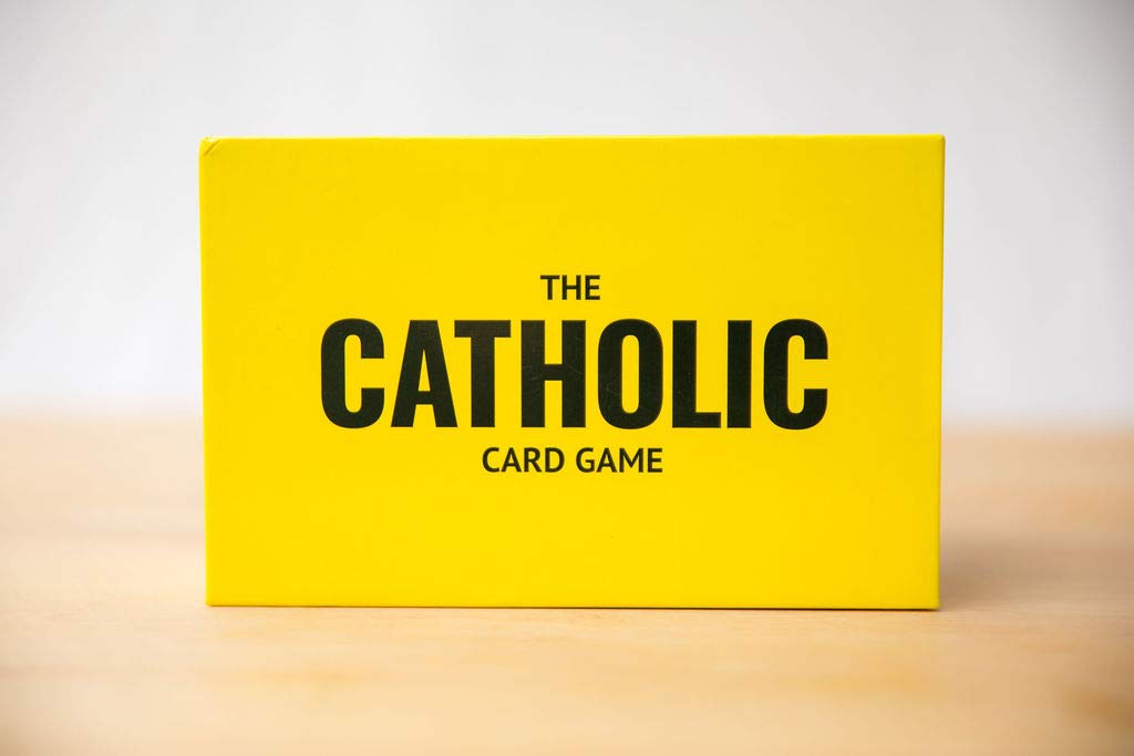 Board Catholic The Catholic Card Game deck ready for group play and faith-filled laughter.