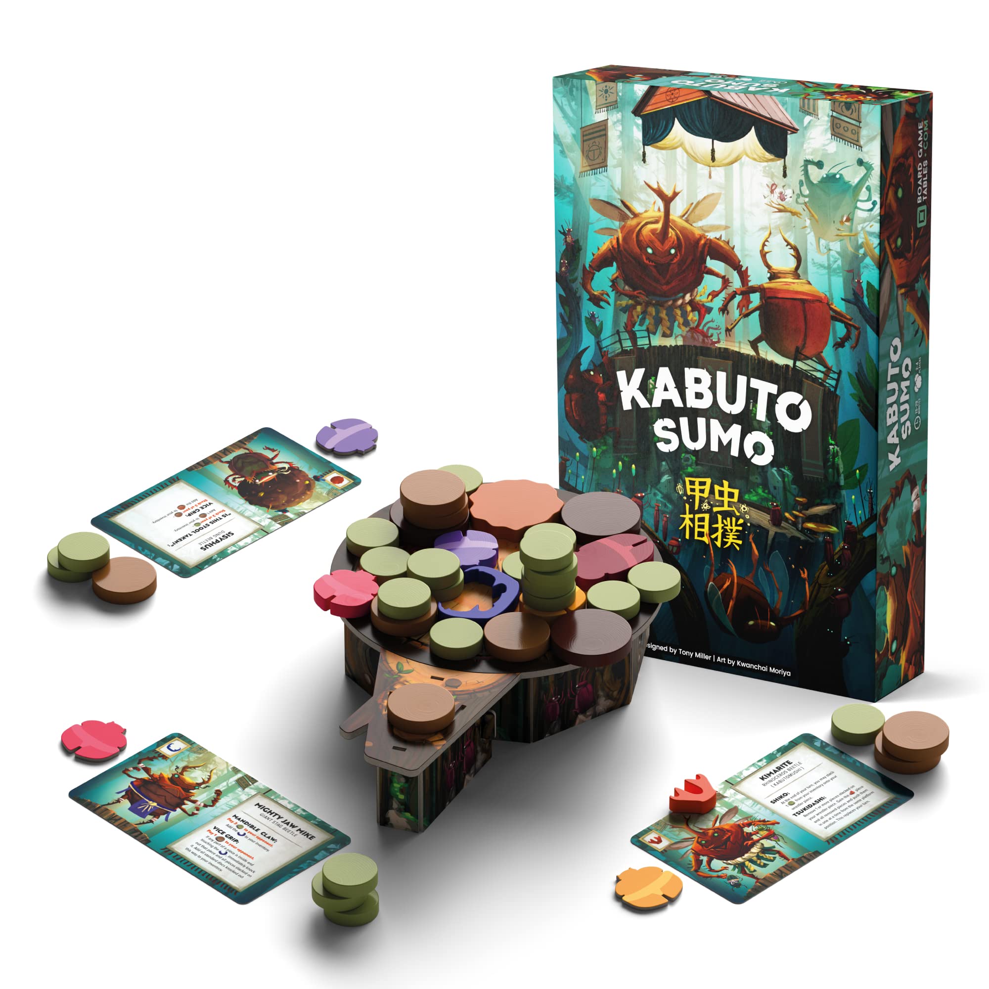 Allplay Kabuto Sumo beetle ring in action for quick family battles.