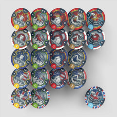 Allplay QE tokens and pieces offer tactile bidding cues and durable components.