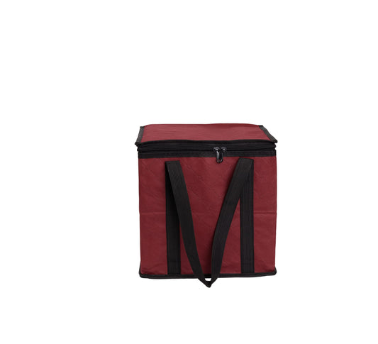 BOARD GAME TABLES.COM red bag carrying handle for secure transport of games