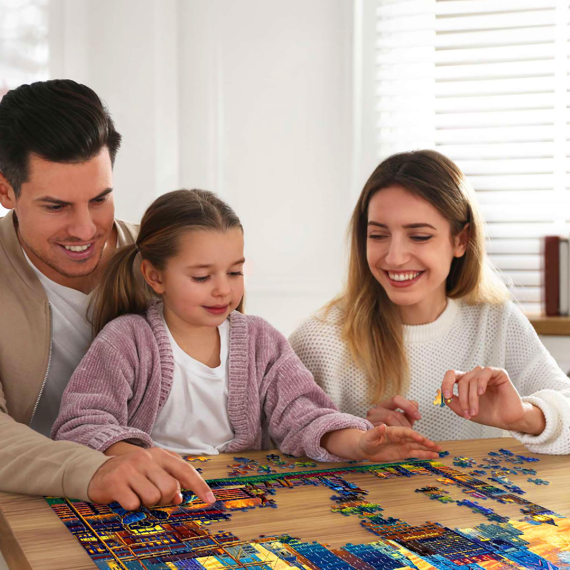Boardwalk Puzzles Philadelphia precision-cut pieces with tight interlock
