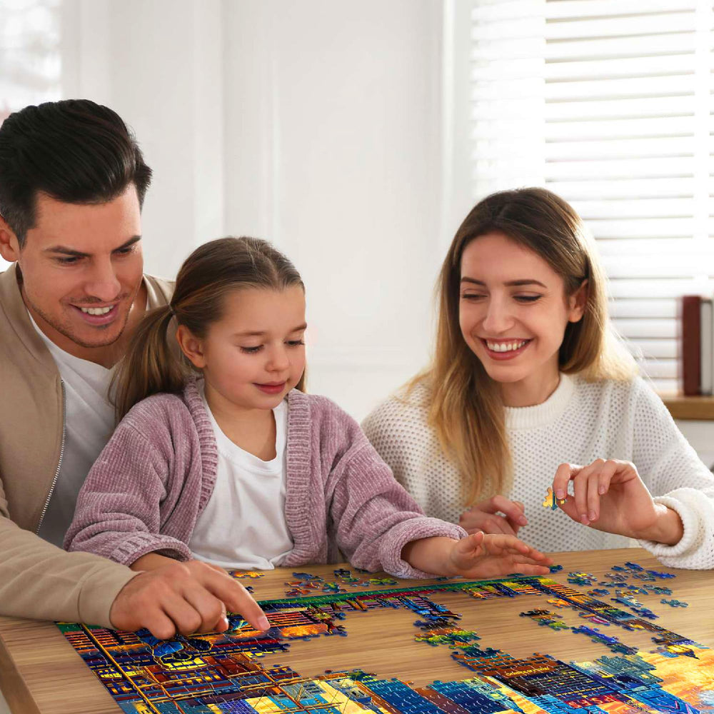 Boardwalk Puzzles Philadelphia precision-cut pieces with tight interlock