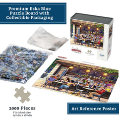 Boardwalk Puzzles Coffee Shop reference poster included to aid setup