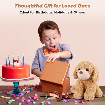 Bobbie and Laxi gift-ready comfort plush for kids and adults.