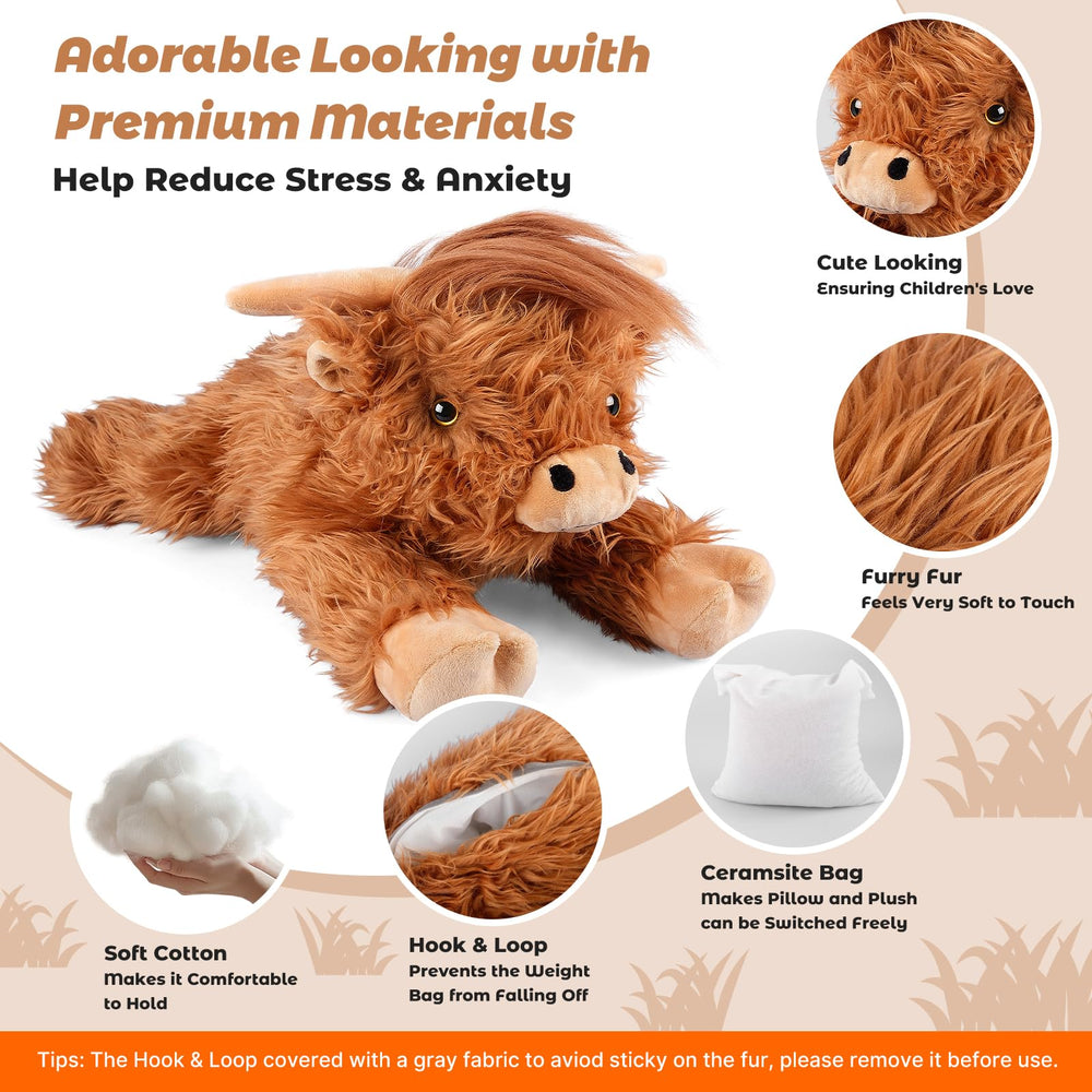 Bobbie & Laxi plush with removable ceramsite bag for easy cleaning