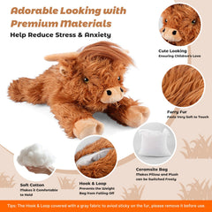 Bobbie & Laxi plush with removable ceramsite bag for easy cleaning