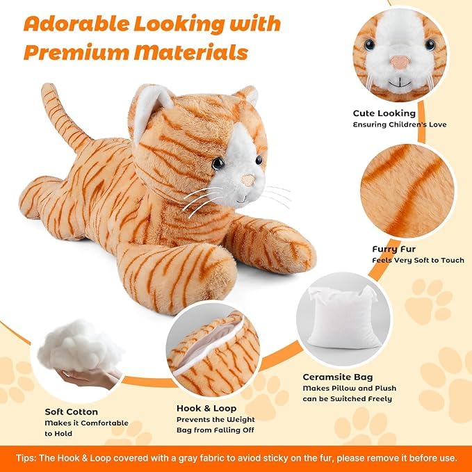 Bobbie & Laxi removable weighted bag detail for easy cleaning