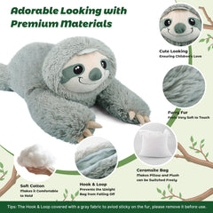 Bobbie & Laxi removable weighted bag enables easy cleaning and versatile use as a pillow.