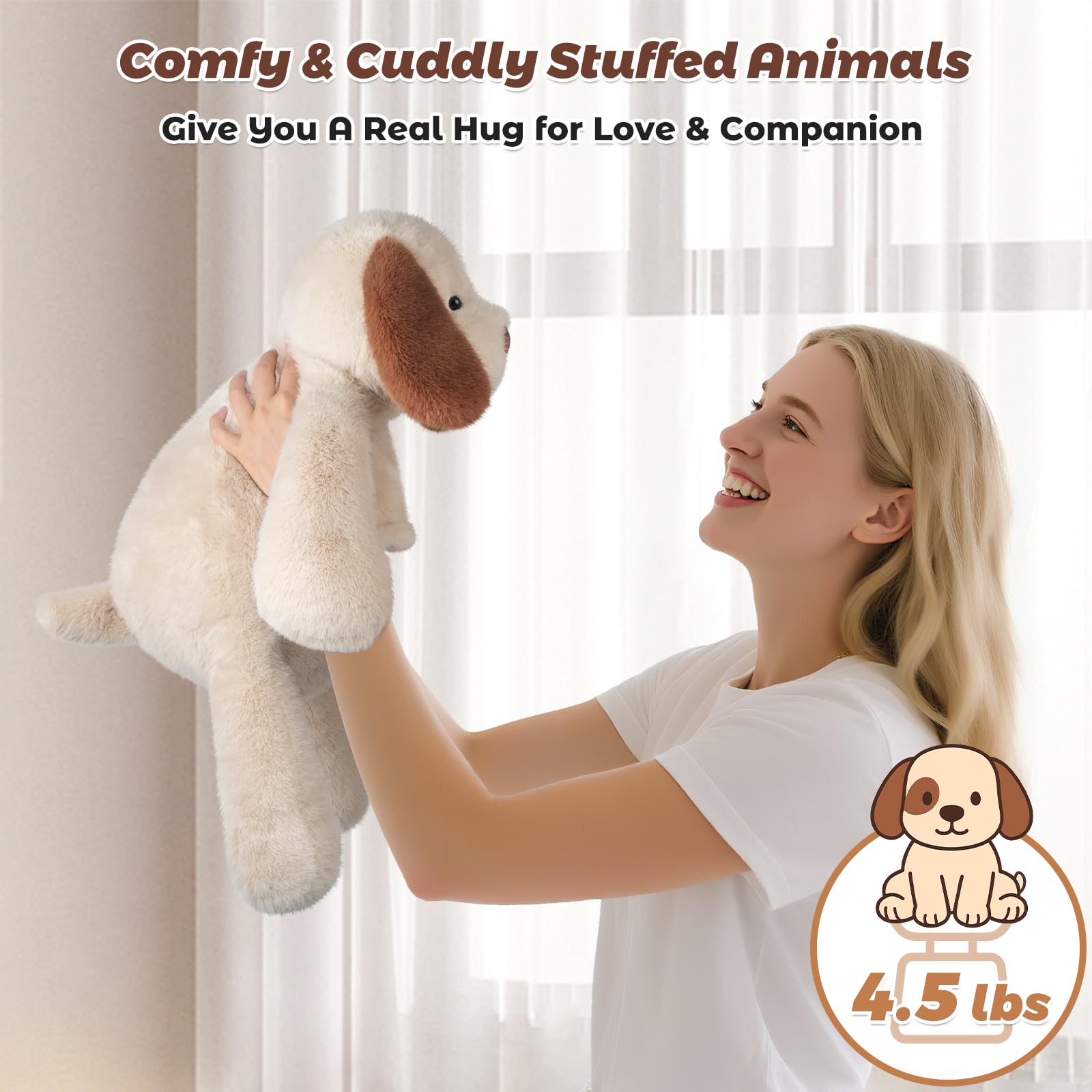 Bobbie & Laxi soft fur plush close-up shows premium craftsmanship.