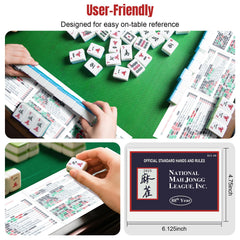 BOBOFISH mah jong 2025 cards large-size design aids easy viewing.