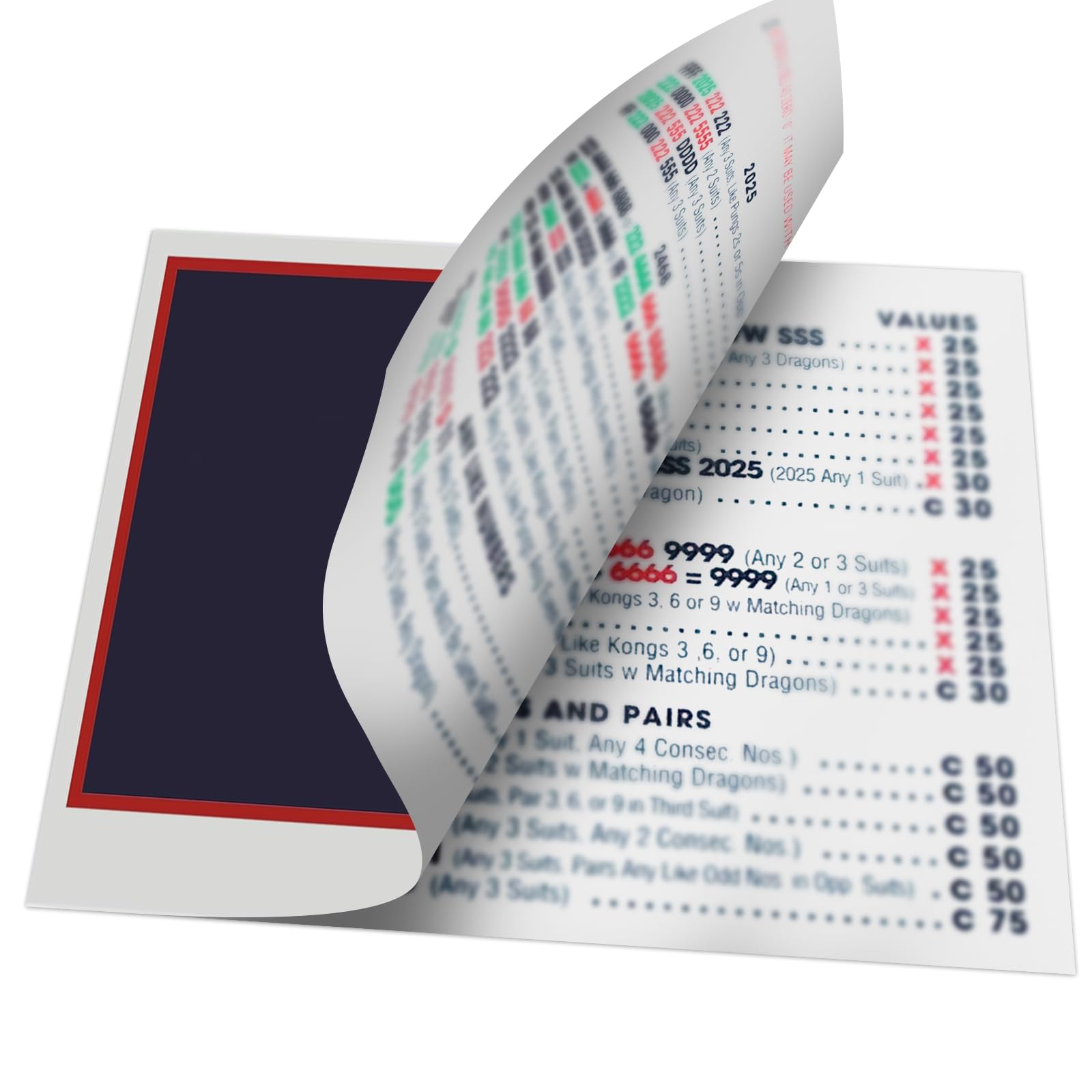 BOBOFISH mah jong 2025 cards packaging showcases NMJL edition for collectors.