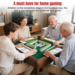 BOBOFISH mah jong 2025 cards folded size enhances readability at the table.