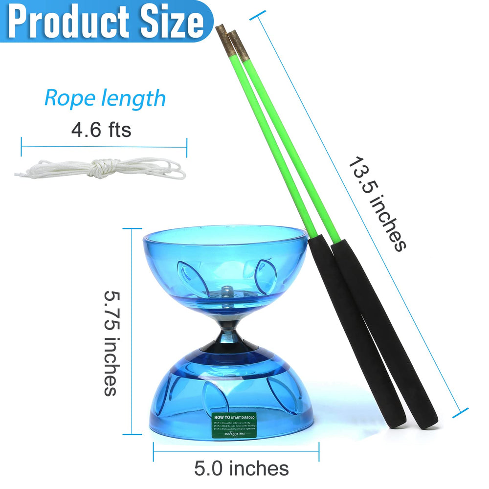 BodyRhythm diabolo soft rubber material for shock absorption