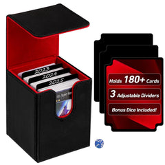 Bofoho 180+ Card Box with magnetic closure protects your deck during travel and transport.