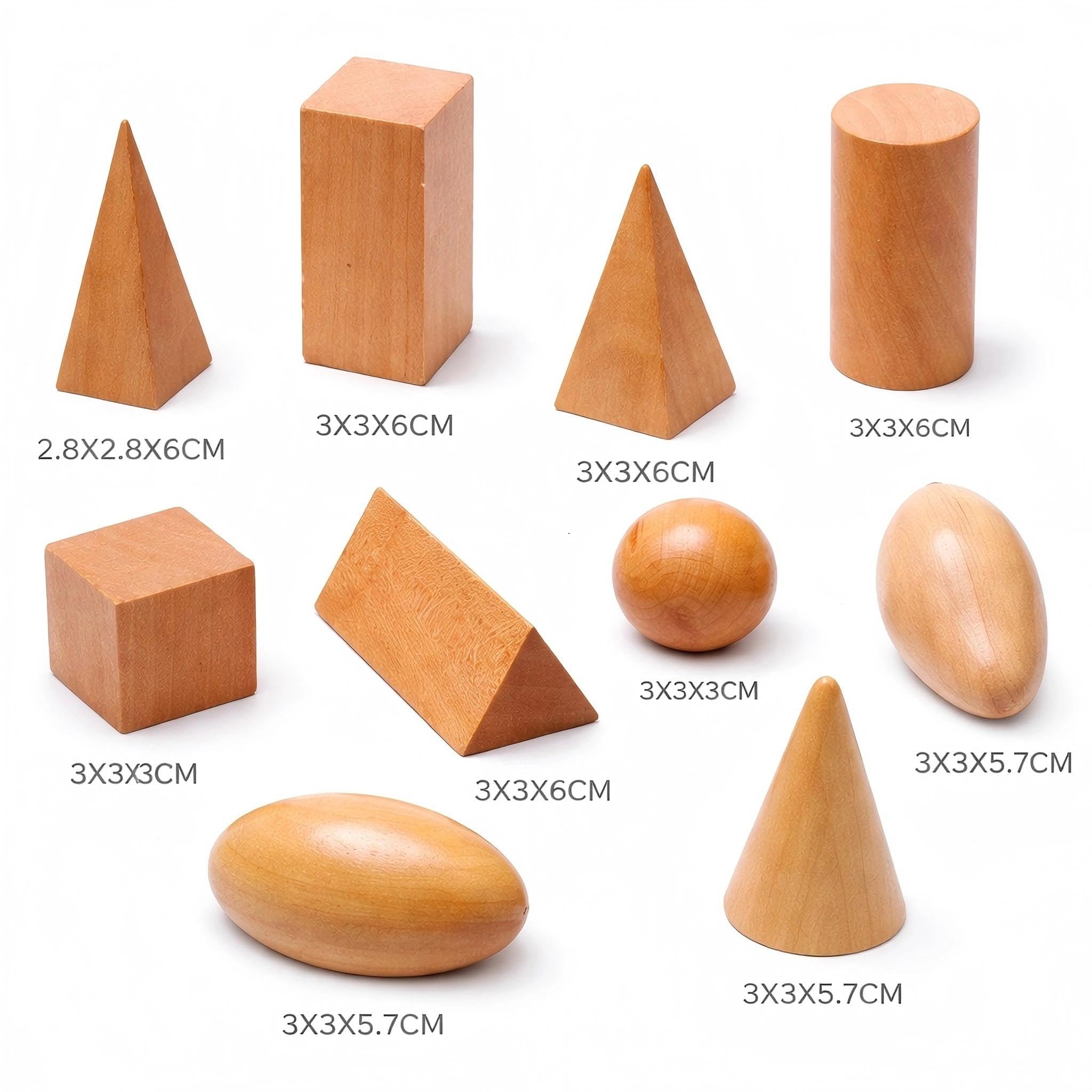 BOHS Geometric Solids Cone for easy grasp in preschool sorting activities