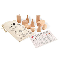 BOHS Geometric Solids Cube for tactile shape recognition and early geometry learning