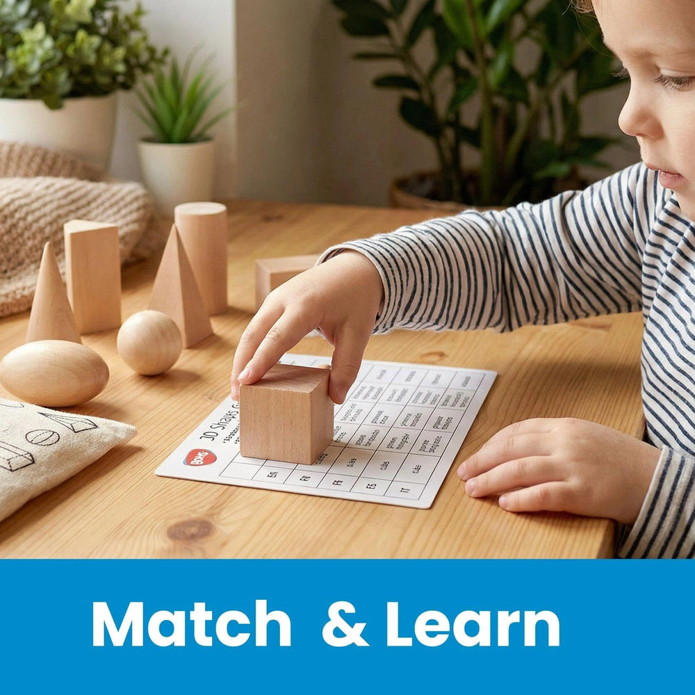 BOHS Geometric Solids Cuboid for spatial awareness and sorting practice