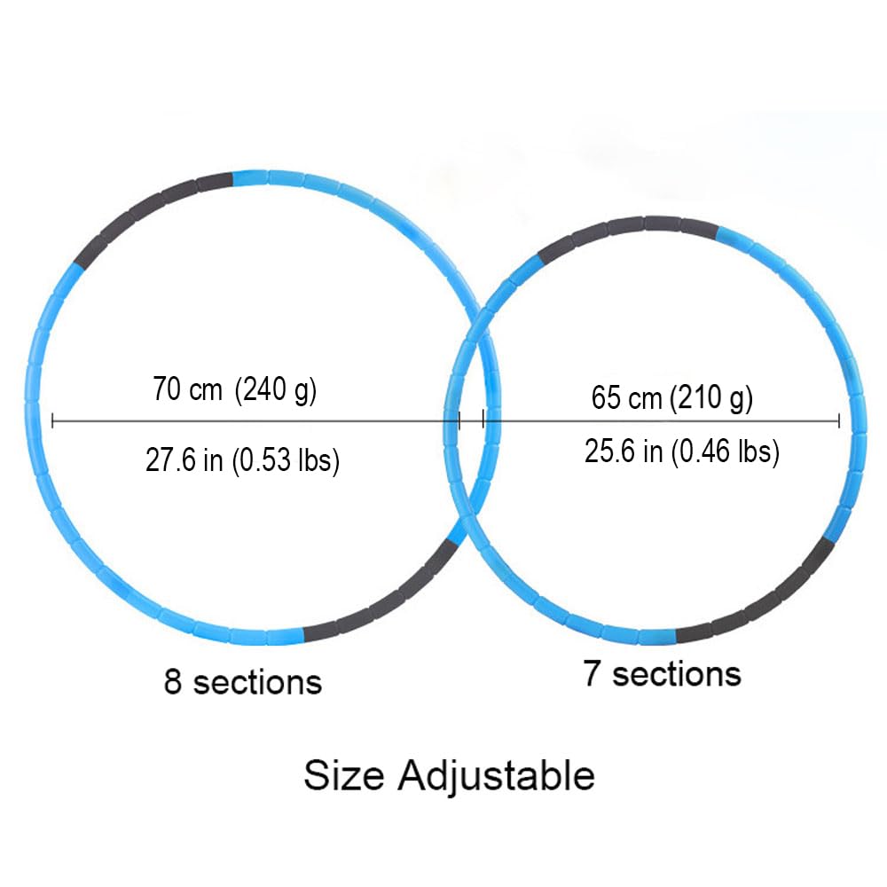 BOHS hoop weight adjustable with sand, rice, or beans for customization