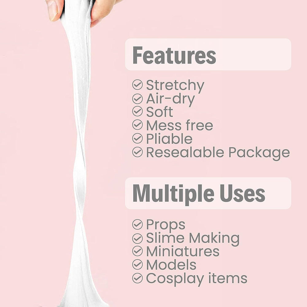 BOHS White Foam Clay packaging image highlighting 100 gram quantity